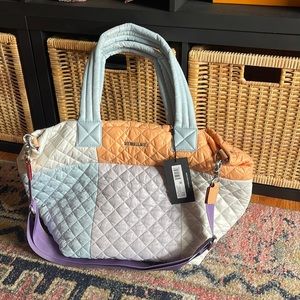 MZ Wallace: Pastel Patchwork Medium Metro Tote Deluxe